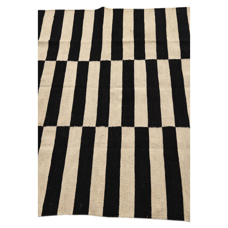 Petrella Black and White Rug