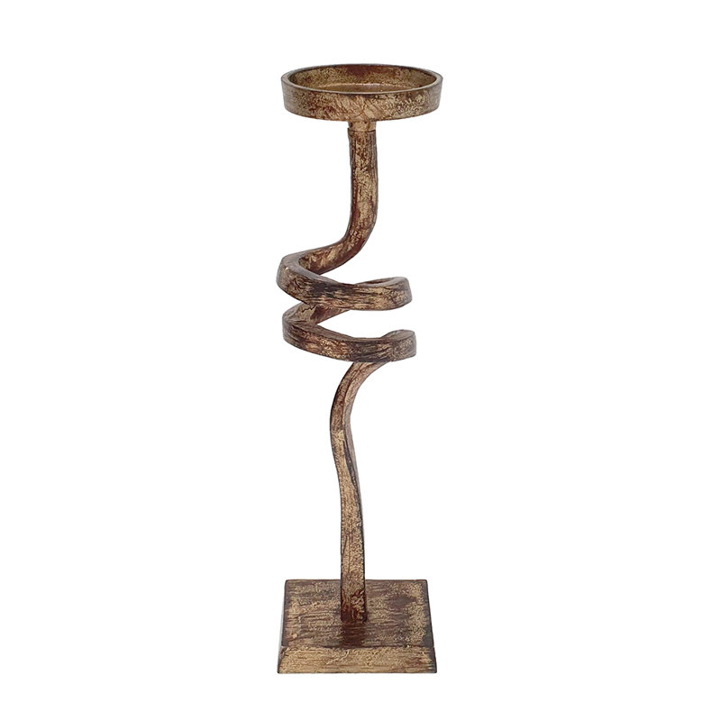 4.5X5x15.5" Pillar Candle Holder, 15.7" H x 4.3" W x 4.8" D