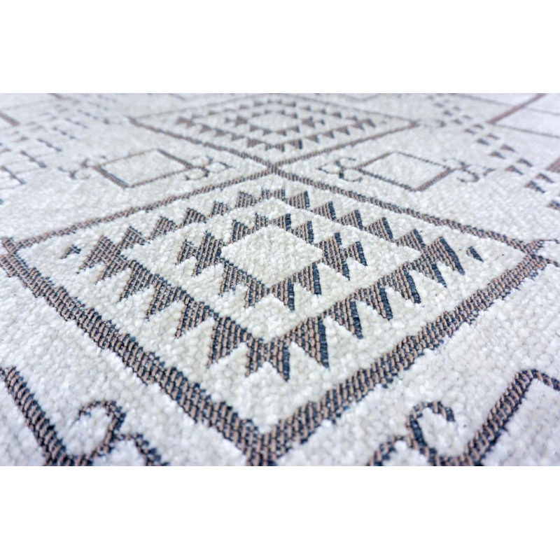 Tapis kilim décoratif durable antidérapant Tidworth, Rectangle 2 pi 8 po x 5 pi