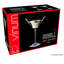 4A58D47F022C4FB89FB2317C3A465BCB Vinum Martini Glass, 5 fl. oz. Capacité, transparent, paquet de 2