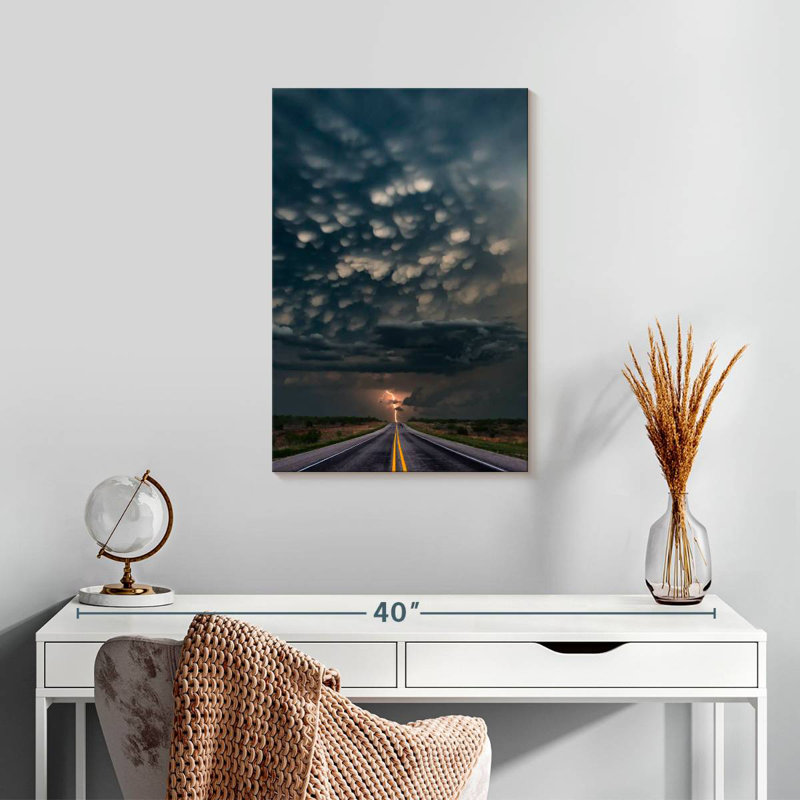 Alvord Texas Road Lightning, 24" H x 16" W