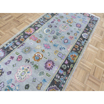One-of-a-Kind 3' X 19'11" Wool Area Rug in Gray