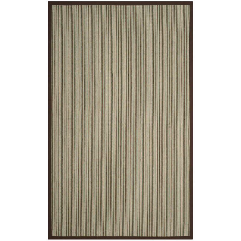 Tapis rayé en fibre de sisal Penrock, Rectangulaire 3 pi x 5 pi