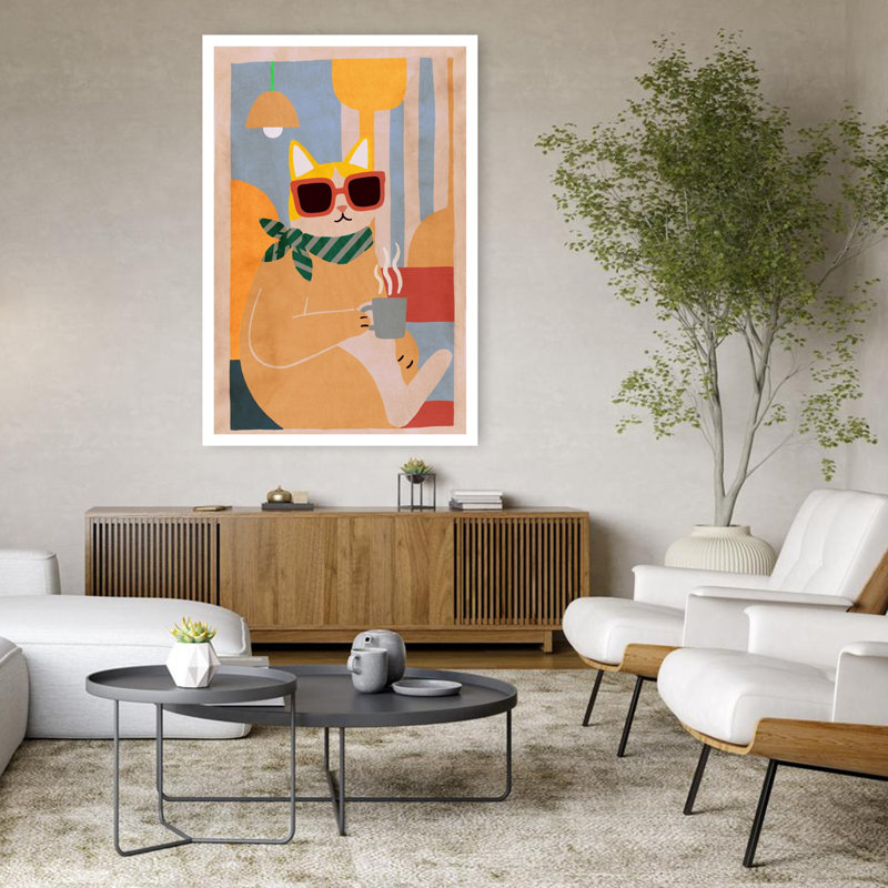 Art contemporain contemporain abstrait, H 48 po x l 32 po