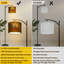 Lampe sur pied Arc Red Roses Candlelight