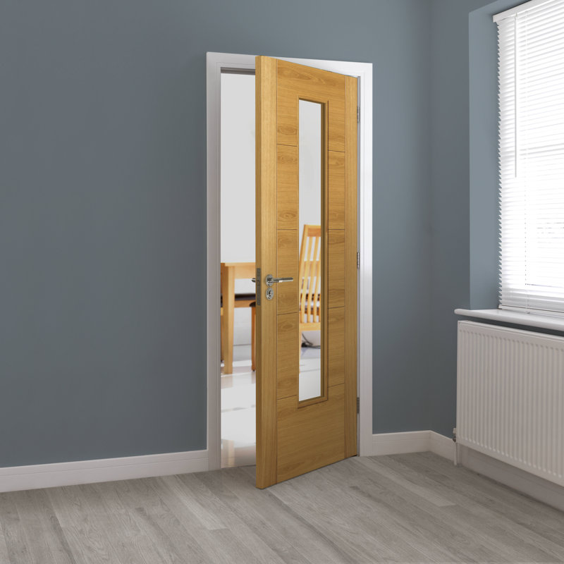 Latefia Oak Internal Door Prefinished, 198.1cm H x 68.6cm W x 3.5cm D