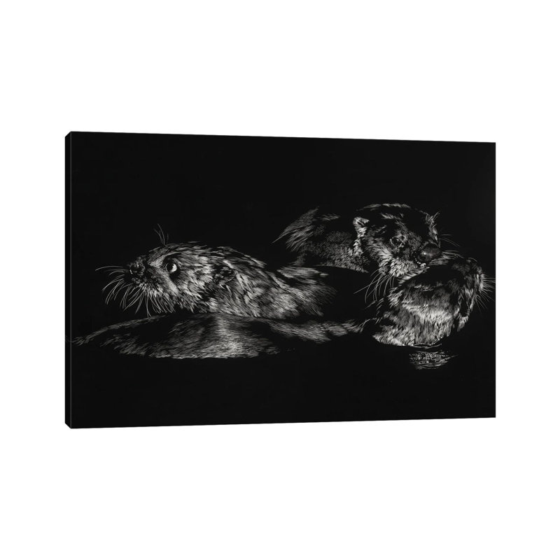Fluid Dynamics by Julie T. Chapman - Wrapped Canvas Print, 20.32cm H x 30.48cm W x 1.91cm D