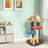 Dakota Fields Cat Tree Mushroom Unique Multi-level Cute Cat Tower W/ Scratching Post Indoor
