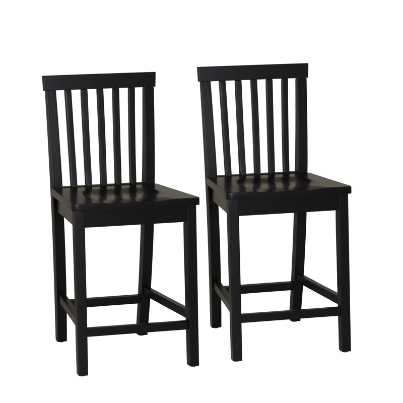 Percival Counter Stool Set, Black