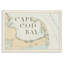 «Cape Cod Bay Beach Vintage Map Word Design», impression-1670993406-1670993407