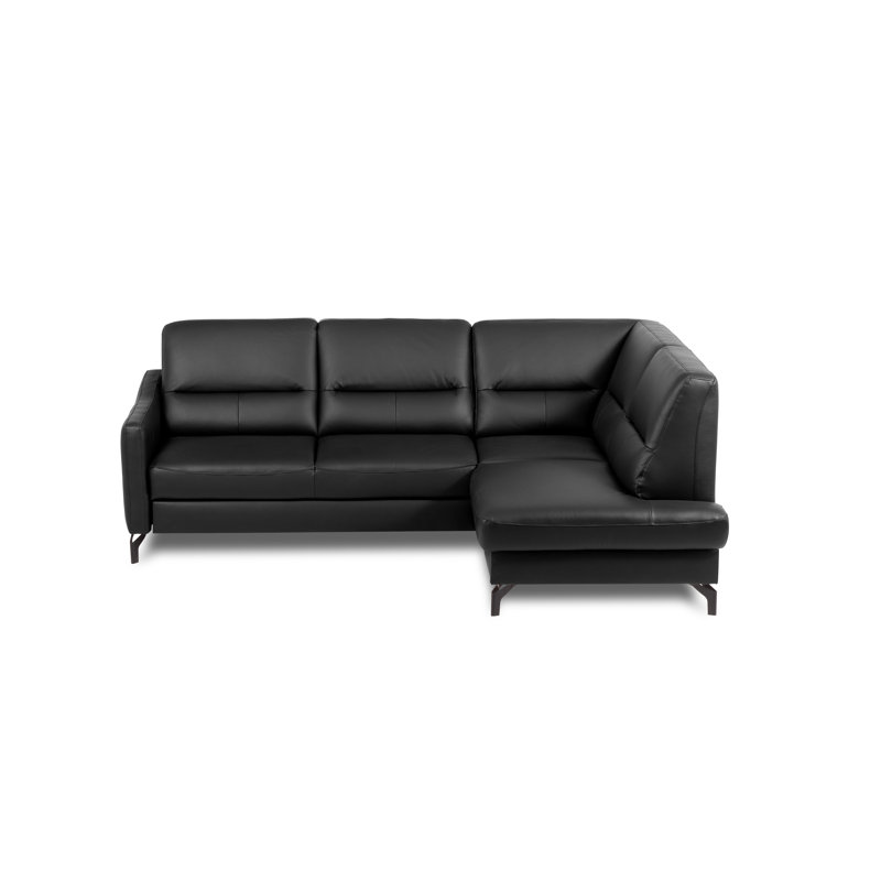 4 Seater Corner Sofa , Right Hand Facing, Black