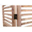Paravent pliant en bois naturel à 6 panneaux, 210 cm (L) x 165 cm (H),