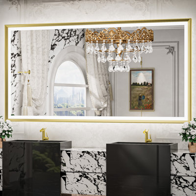 New Rockford Frontlit & Backlit LED Bathroom Vanity Mirror