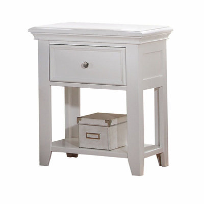 Normant 27" White One Drawer Nightstand