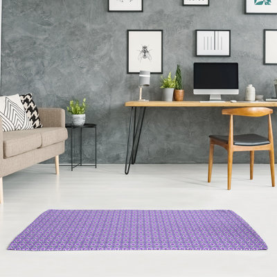 Chenille Geometric Indoor Rug