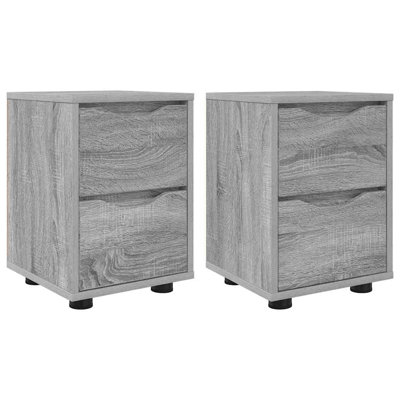 30.5cm W Manufactured Wood Bedside Table