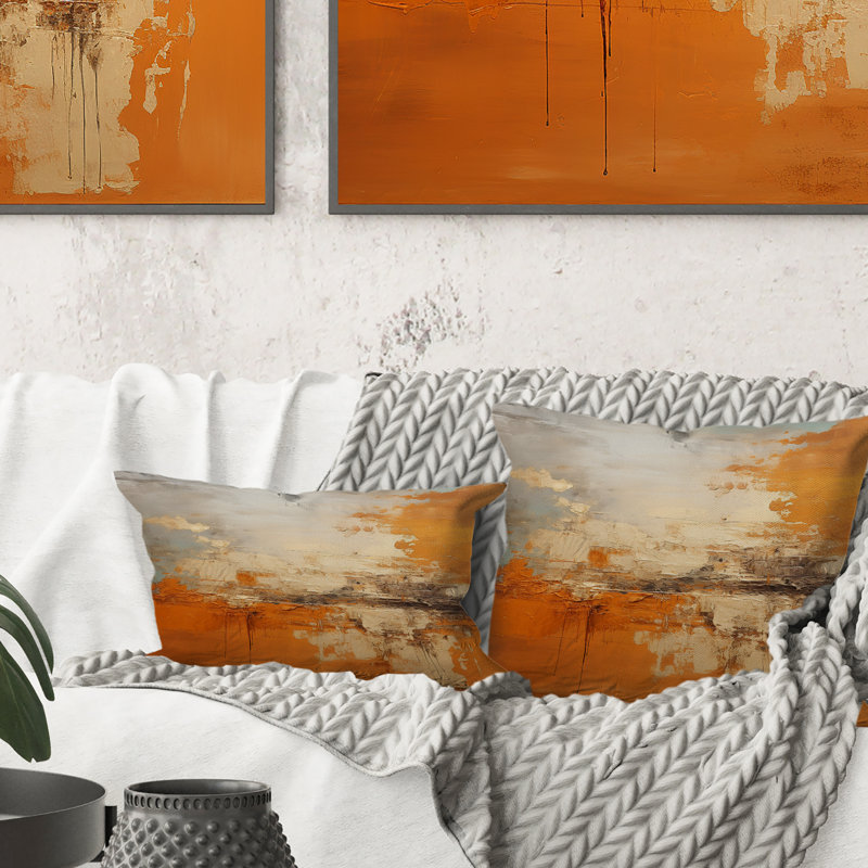 Coussin en cuivre Copper Glow