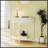 Artisan-Crafted Wave-Pattern Demi-Lune Console Table With Creamy White Finish, Unique Half Moon Design End Table With 2 Storage Drawers And Bottom Shelf For Living Room, Bedroom, Study, Hallway-943523780