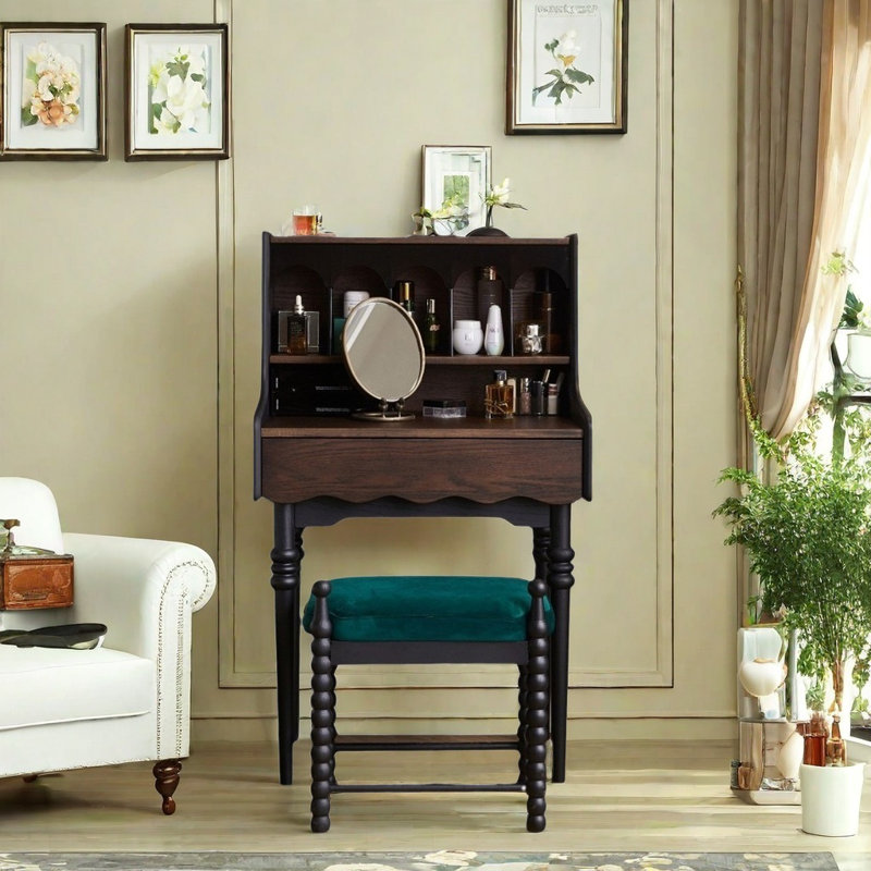 Petite commode moderne noire simple