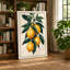 Lemon Branch in Bloom Botanical - Wrapped Canvas-1099474835-1099474838