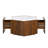 Coffee Table with 2 Hidden Drawers-1338185608