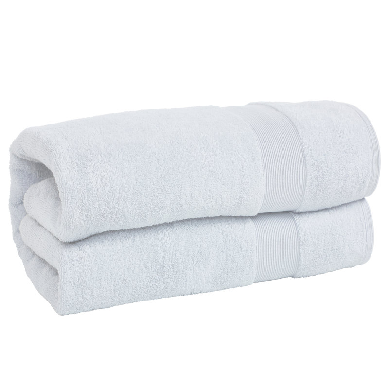 Serviette de bain 100% coton, Argent