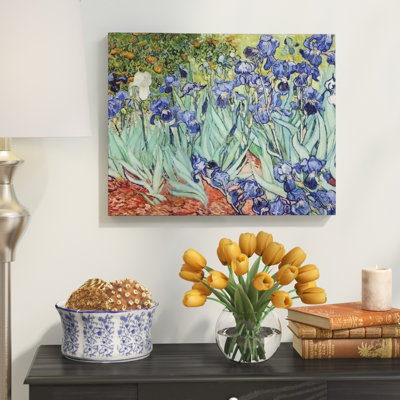 « Iris » par Vincent Van Gogh - reproduction sur toile tendue