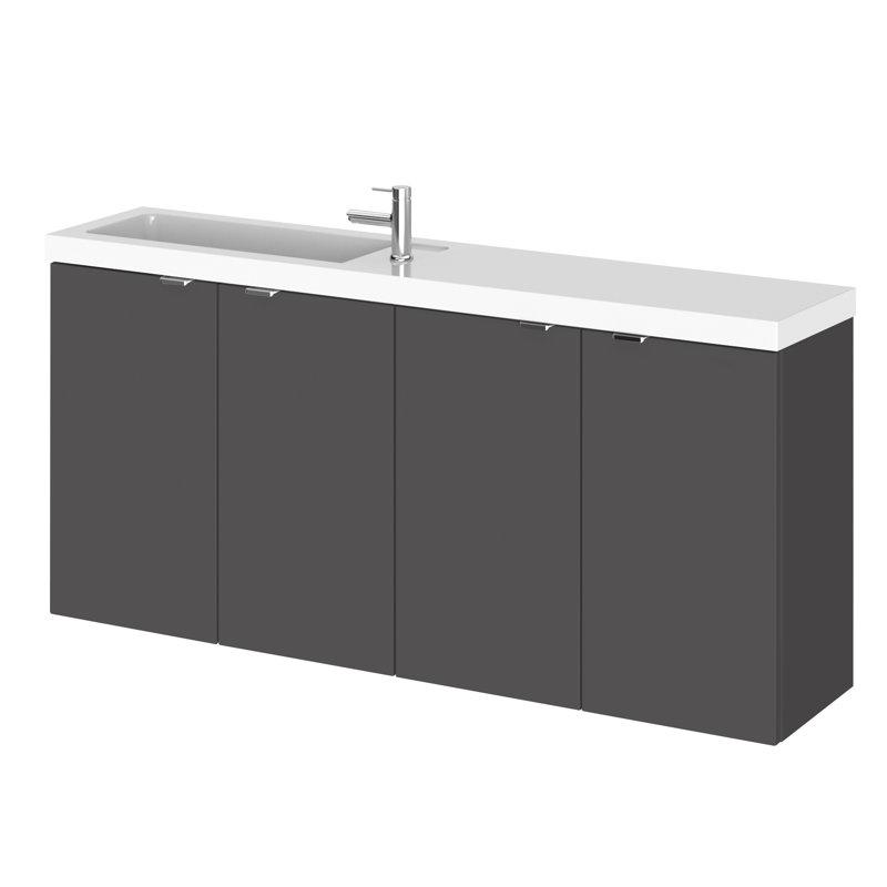 Bathroom Furniture Suite, Grey