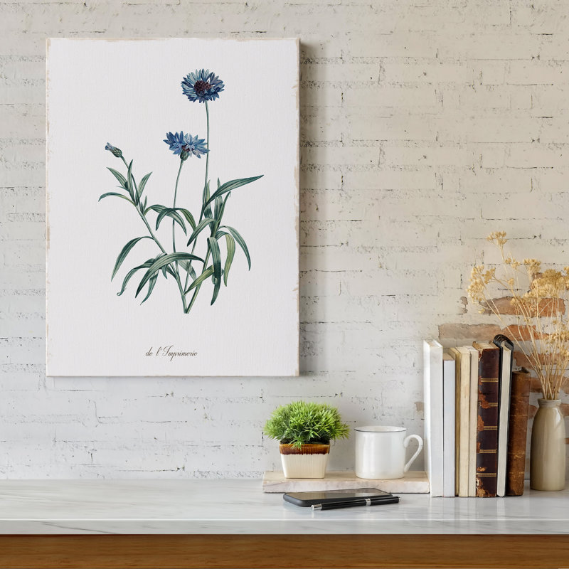Bleu impérial - impression sur toile tendue, H 27 po x l 18 po