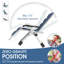 Fauteuil Halback Zero Gravity, méridienne inclinable pliante avec coussin, appui-tête 400 lb-1505217390