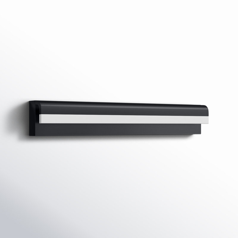 Barre d'éclairage de salle de bain 1 lumière Pelham, Noir