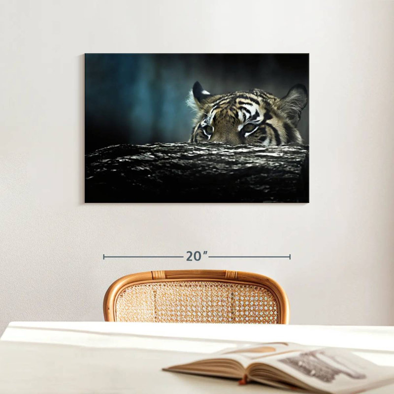 Brampt Tiger Hunting, 16" H x 24" W