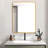 Metal Framed Rectangular Bathrrom Mirror