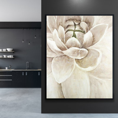 Delicate Chrysanthemum Print On Canvas