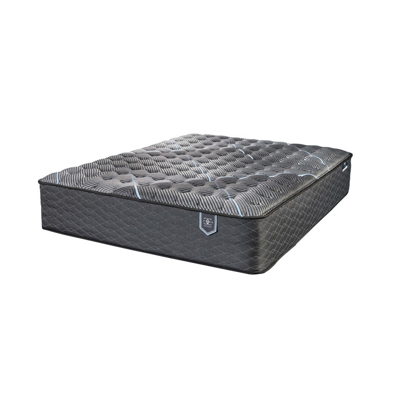 Hybrid Mattress With Dual Cooling Technology, Firm Support, Individually Wrapped Coils, And Enhanced Center Reinforcement For Restorative Sleep.
