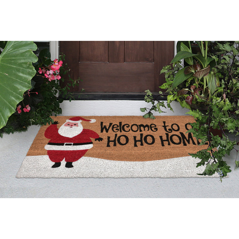 Fluellen Non-Slip Christmas Doormat, 18" W x 30" L