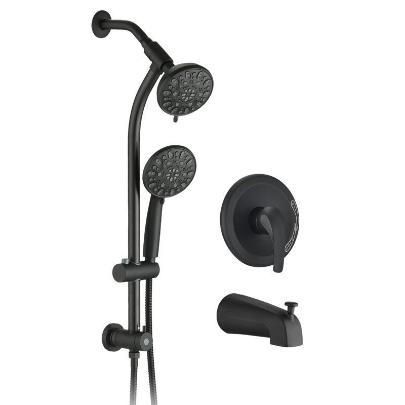 Système de douche complet avec valve brute