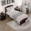 Lit plateforme en bois massif Elliana avec pied de lit et station de charge intégrée-954894630-954894628