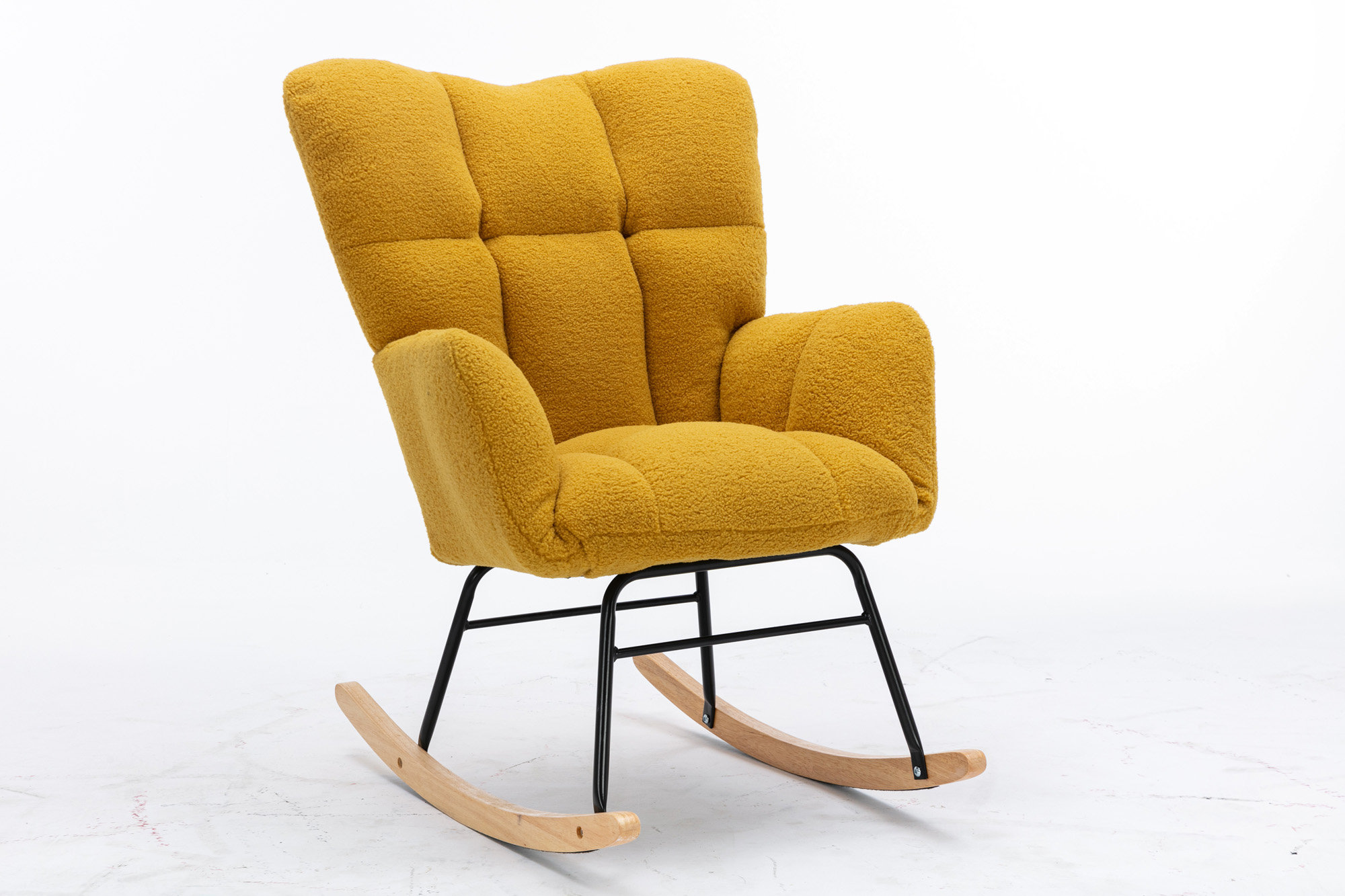 George Oliver Teddy Fabric Rocking Gilder Nursery Chair | Wayfair