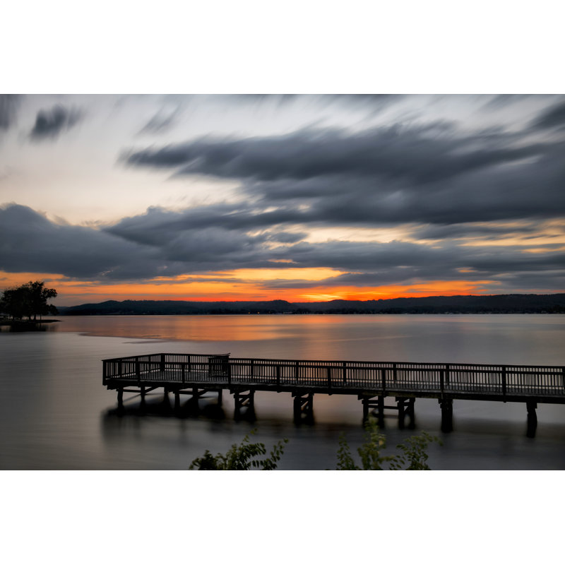 «Lake Sunset» par Danny Head - photographie sur toile tendue, H 8 po x l 12 po x P 1,25 po