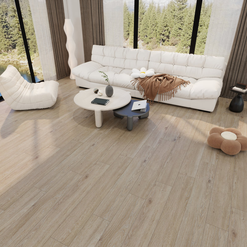 7.17 In. X 48 In. 12Mil 5Mm Waterproof SPC Rigid Core Luxury Vinyl Plank Flooring, Grand Goldin