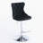 Swivel Velvet Barstools with Adjusatble Seat Height-1880070283-1880070258
