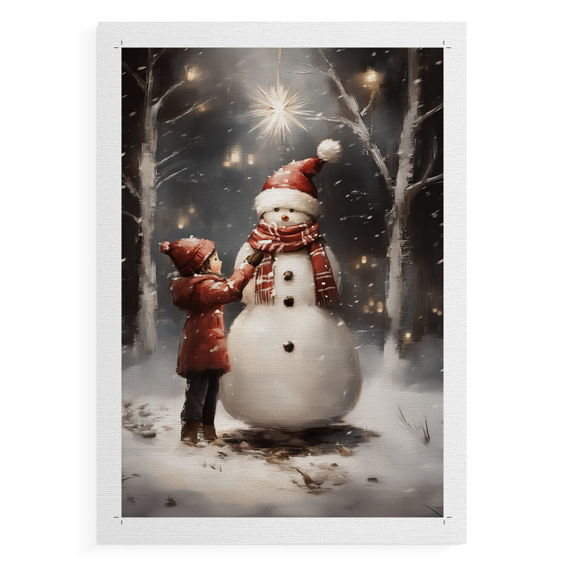 Art des Fêtes de Noël - série 2-Cxxvi - impression sur toile seulement - non encadrée, H 18 po x l 12 po