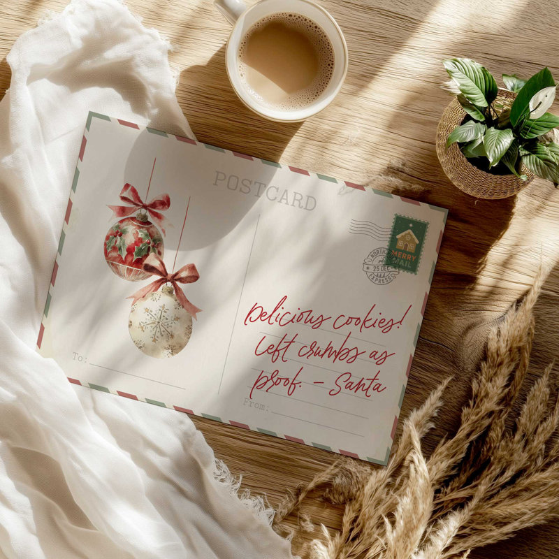 «Santa's Midnight Snack», reproduction d'art, 24 po x 36 po, Sans cadre