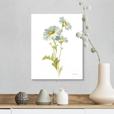 «Floursack Florals on White III», reproduction sur toile