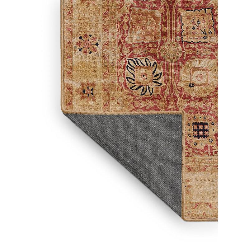 Tapis oriental rouge / beige, Rectangle 4 pi x 6 pi