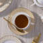 Noritake Trocadero Gold Set of 4 Saucers, 6 in.