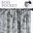  Modern Bohemian Leaves Pattern 100% Polyester Machine Washable Room Darkening Blackout Curtains-104011615-104011621