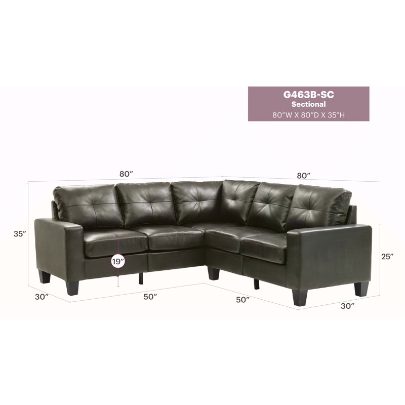 Glory Furniture Newbury, NOIR