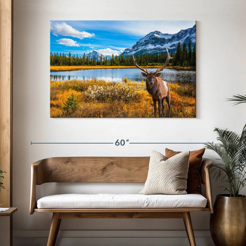 Brampt Magnificent Deer, 32" H x 48" W